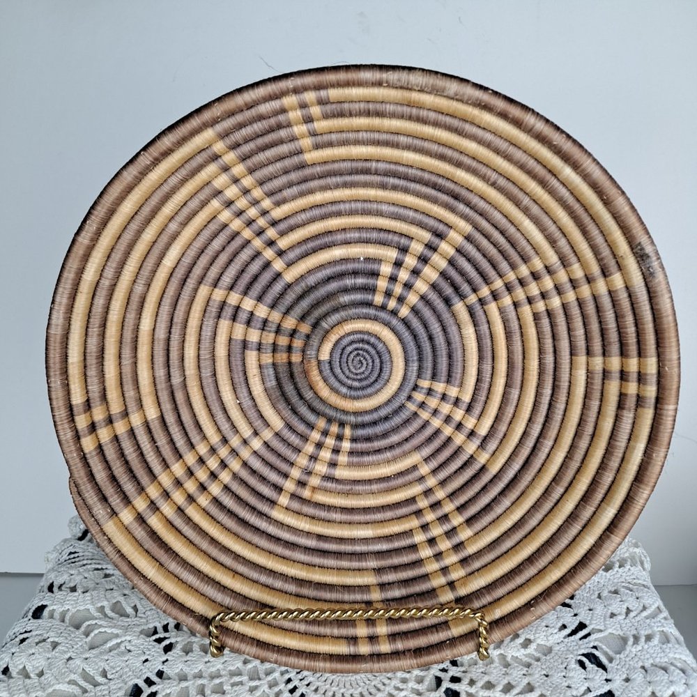 Tribal Coil Basket Made in Rwanda